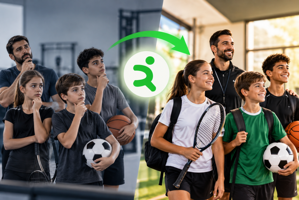sports academy lead management